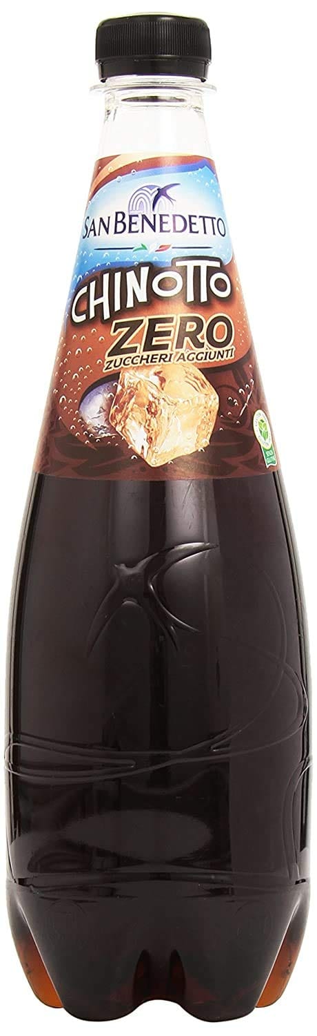 San Benedetto Chinotto Zero PET ohne Zucker 0,75 L Lemonade Bitterorange ohne Zucker Limonade italienisch Original