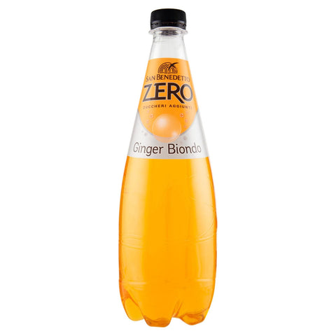 San Benedetto Limonade 6x San benedetto Ginger biondo zero PET 1.5 Lt Ingwer bitter erfrischend Aperitiv-Aperif ohne Alkohol 8001620022979