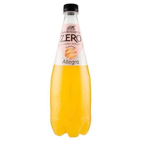 San Benedetto Allegra Erfrischungsgetränk mit kohlensäurehaltigem Erfrischungsgetränk 1x750ml Original italienisch