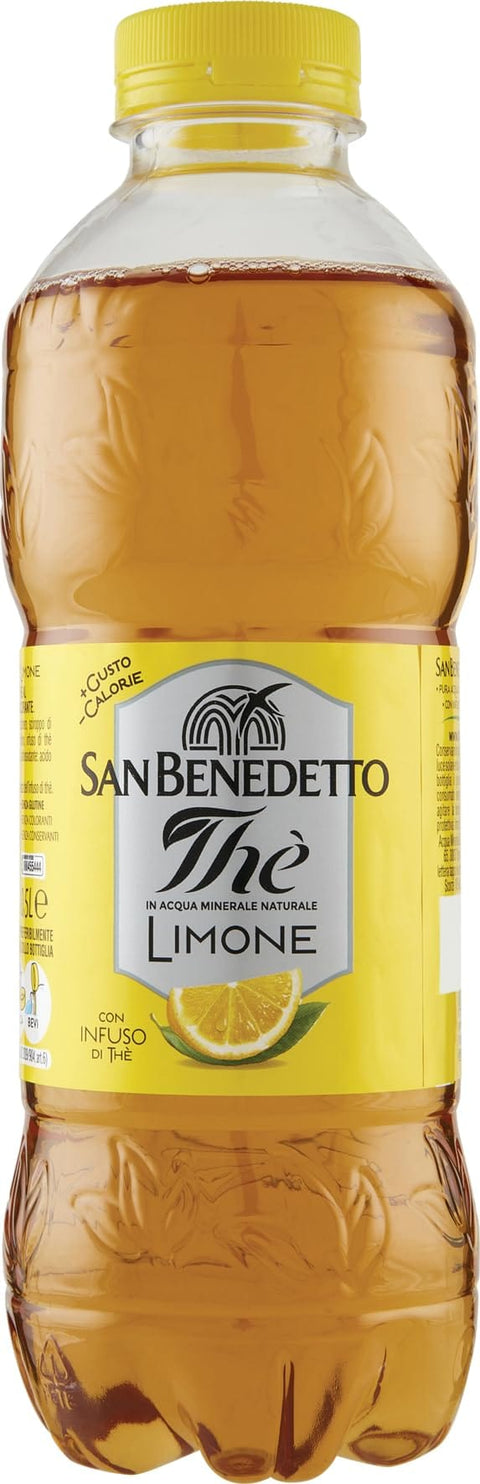 San Benedetto Eistee Zitrone The' Limone PET 50 cl tea the erfrischend Pflegestifte & Lippenbalsam italienisch Original