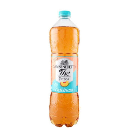 San Benedetto Soft Drink 6x San benedetto the deteinato pesca 1,5Lt der entkoffeinierte Pfirsich 8001620002971