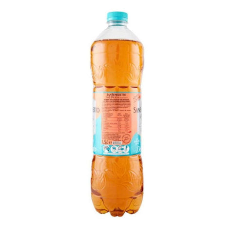 San Benedetto Soft Drink 6x San benedetto the deteinato pesca 1,5Lt der entkoffeinierte Pfirsich 8001620002971