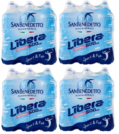 San Benedetto Acqua Naturale Libera Oligomineralisches Natürliches Wasser PET Einwegflasche 500 ml italienisch Original