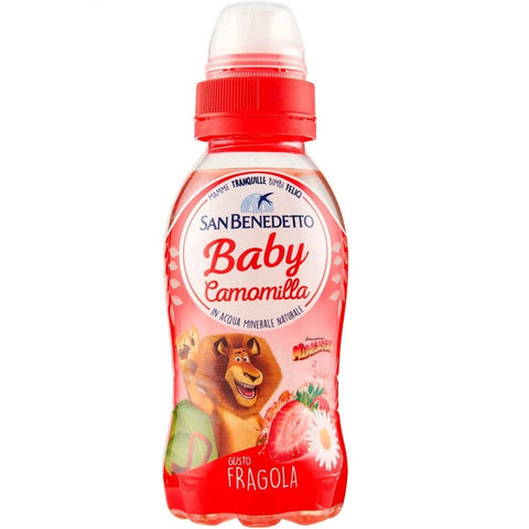 San Benedetto Tee San benedetto Camomilla baby gusto fragola Kamille mit Erdbeergeschmack PET 6x25cl