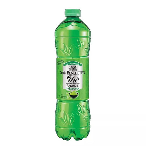 San Benedetto Tee San Benedetto Thè Verde Matcha Grüner Tee, italienischer Eistee mit Matcha, 1,5 l  (6×1,5L) 8001620003862