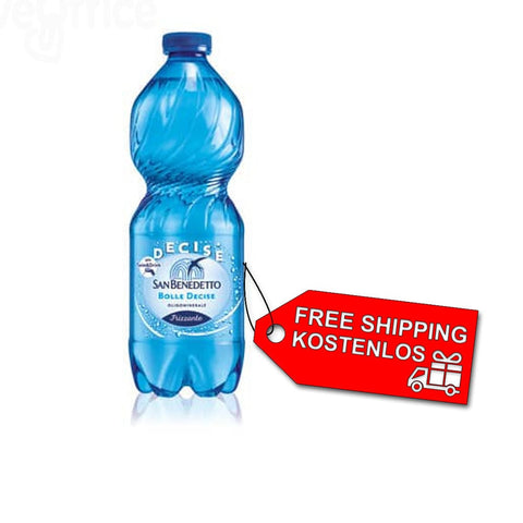 San Benedetto Wasser 48x San Benedetto Acqua Frizzante Leicht sprudelndes Mineralwasser 500ml 8020458000324