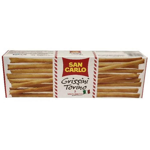 SAN Carlo Brot- & Käsestangen SAN Carlo Grissini Torino brotstick brot Blätterteigstangen (5 x 25 g) 125 g Brot- & Käsestangen italienisch Original 8003130625589