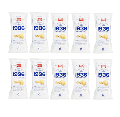 San Carlo Chips 10x MHD 03/05/2026 San Carlo 1936 Chips Patatine Kartoffelchips gesalzen Multipack (6x 25 g) 150 g Kartoffel chips italienisch Original 8003130163616