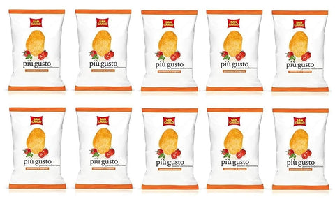 SAN CARLO Chips 10x San Carlo più gusto Limette & rosa Pfeffer Chips Kartoffelchips gesalzen 50g