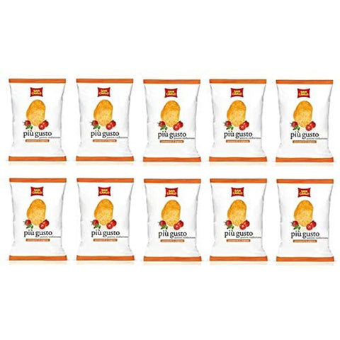 SAN CARLO più gusto Passione mediterranea Chips Kartoffelchips gesalzen 50g 10x Original italienisch