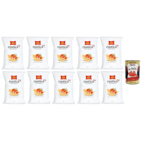 San Carlo Rustica Chips Patatine Kartoffelchips gesalzen 190 g Kartoffel chips italienisch Original