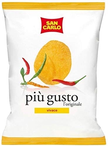 SAN CARLO Chips 20x San Carlo più gusto Vivace Chips Patatine Kartoffelchips gesalzen 50g chips 8003130160509