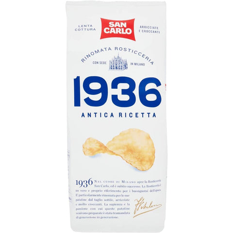 SAN CARLO Chips SAN CARLO 1936 Chips Patatine Kartoffelchips gesalzen 150g Kartoffel chips 6x Original italienisch 7438626265528