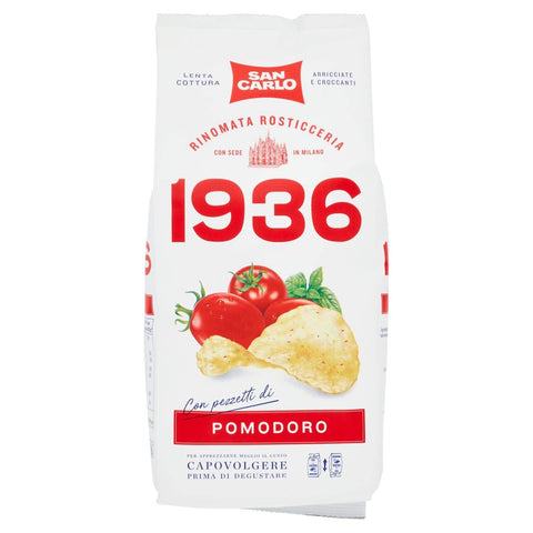 SAN CARLO 1936 Tomaten Petersilie und Basilikum Kartoffelchips gesalzen 1x150g Original italienisch Snack