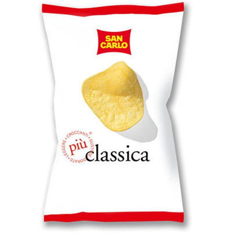 SAN CARLO Chips San Carlo Kartoffeln Classic Packung mit 20 Packungen à 50 g (1000060017) 8003130160486