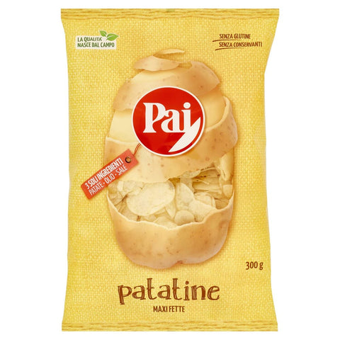 SAN Carlo Chips SAN Carlo Pai Classica trasparente Chips Patatine Kartoffelchips gesalzen 300 g Kartoffel chips italienisch Original 8041790505179
