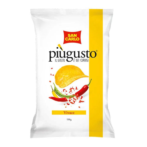San Carlo Chips San Carlo Patatine piùgusto Vivace Gesalzene Kartoffelchips 150g