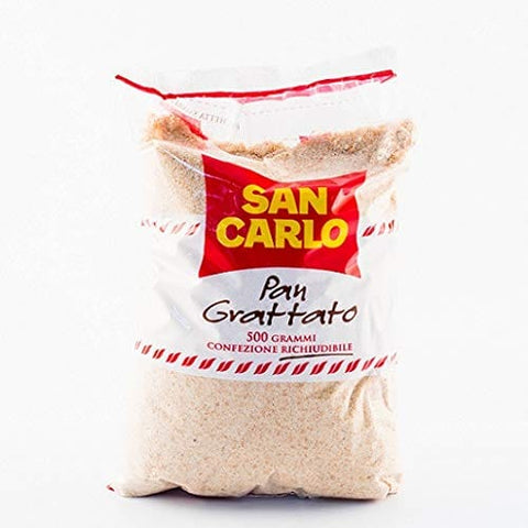 SAN CARLO Paniermehl & Knödelbrot San Carlo PanGrattato Paniermehl Weiß Brotknuspriges Brot zu machen 500 g 8003130677441