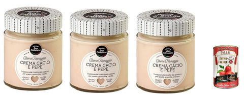 San Cassiano CASCINA SAN CASSIANO Käse und Pfeffercreme 3x 150gr italienisch Original