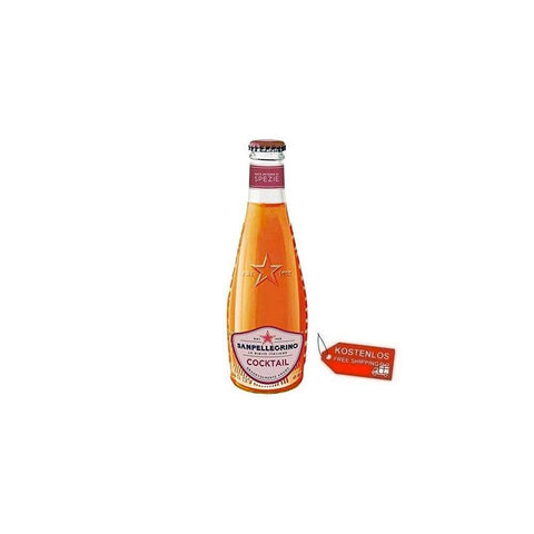 San Pellegrino Aperitif 24x San Pellegrino Cocktail Ingwer-Erfrischungsgetränk Glasflasche 20cl 8002270027970
