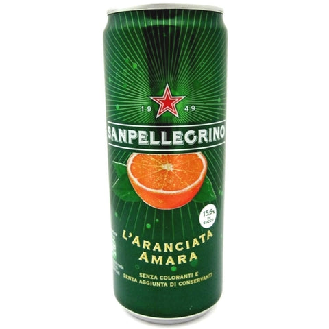 San Pellegrino AMARA 33 cl. lattina Pacchi da 24 lattine Biermischgetränke italienisch Original