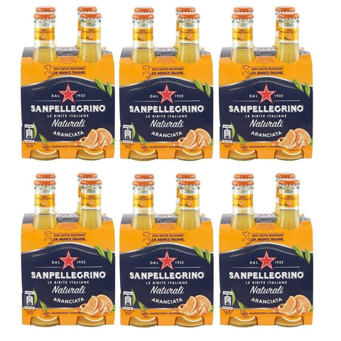 San Pellegrino SanPellegrino 24er Pack Aranciata Erfrischendes italienisches Alkoholfreies Getränk mit Orangensaft Einweg 1x20cl Original italienisch
