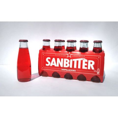 San Pellegrino Kohlensäurehaltiges Wasser San Pellegrino Sanbittèr 10 x 100 ml. Sanpellegrino Aperitif Sanbitter Kohlensäurehaltiges Wasser italienisch Original 8002270482663
