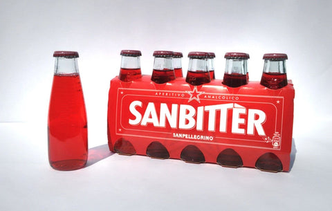 San Pellegrino Sanbittèr 10 x 100 ml. Sanpellegrino Aperitif Sanbitter Kohlensäurehaltiges Wasser italienisch Original