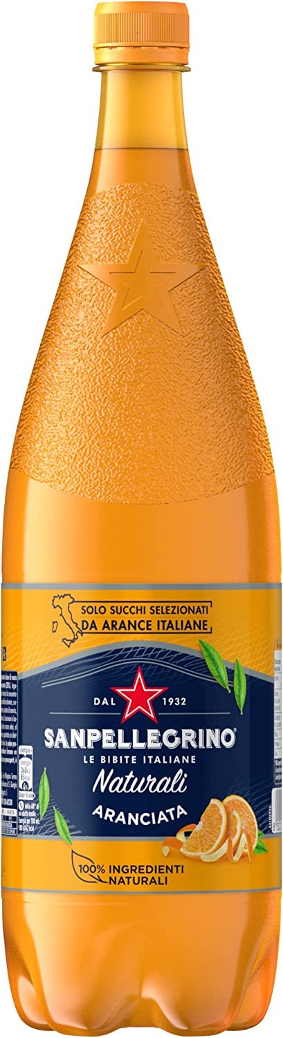 San Pellegrino Limonade San Pellegrino Aranciata Italienisches Orangetränk, 1,25 l, 12 Stück 8002270606564