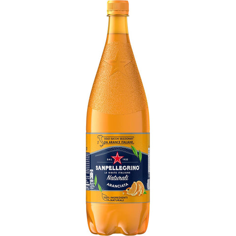 San Pellegrino Aranciata Italienisches Orangetränk 1x1,25l Original italienisch