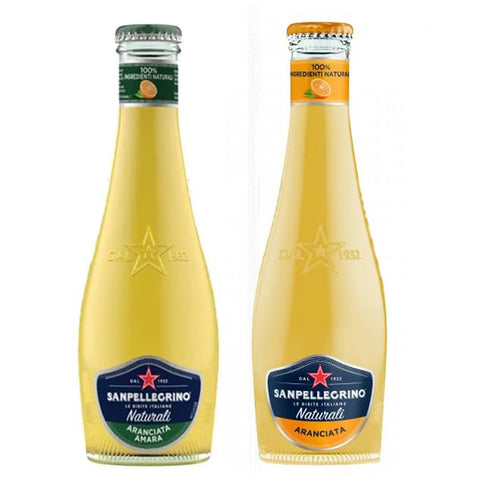 San Pellegrino SanPellegrino 48er Pack Testpaket Aranciata Amara Alkoholfreies Getränk mit Bittere Orange 1 Stk Original italienisch