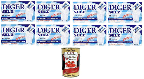 San Pellegrino Diger Selz: Brauseantacida Pulver, klassischer Geschmack Verdauung & Übelkeit italienisch Original