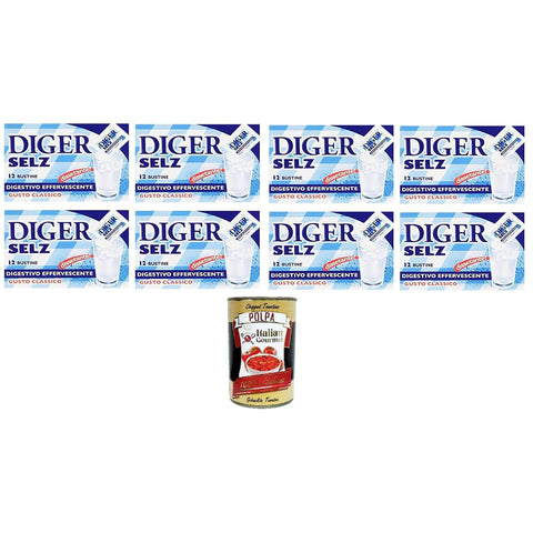 San Pellegrino Diger Selz: Brauseantacida Pulver, klassischer Geschmack Verdauung & Übelkeit italienisch Original