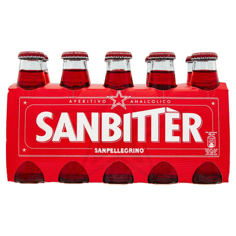 San Pelligrino Mischgetränke & Cocktails Sanbitter Aperitif Italien 10 x 98 ml 8002270033902