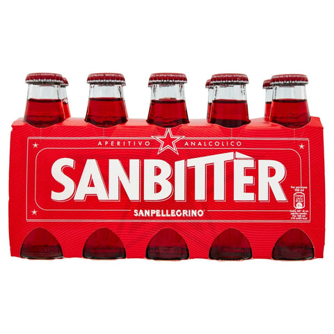 Sanbitter Aperitif Italien 10x98ml Original italienisch Getränk