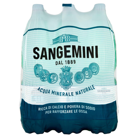 Sangemini Acqua Minerale Naturale 1.5L (Confezione da 6) Original italienisch
