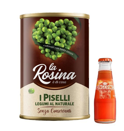 Sanpellegrino Konserven & Eingelegtes Sanpellegrino 12 x La Rosina natürliche Bohnen, Hülsenfrüchte in Dosen 400 g + 1 x Recoaro italienischer Aperitivo 10 cl gratis 8008720003136