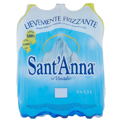 Sant'Anna Stilles Wasser Sant'Anna di Vinadio Leicht Sekt 6 x 1,5 l 8020141620006