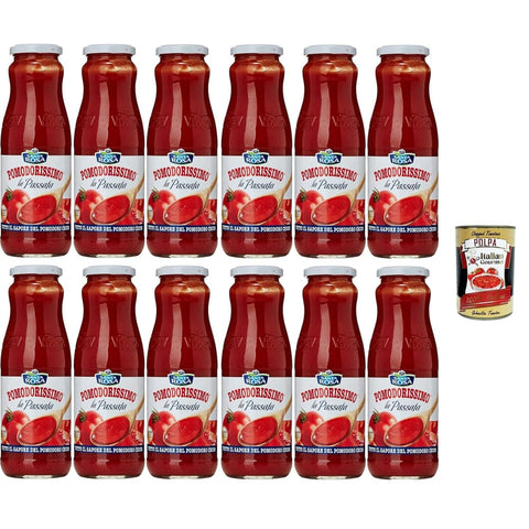 Santa Rosa Koch- & Backzutaten Santa Rosa Pomodorissimo Passata Tomatenpüree 12x700 gr Koch- & Backzutaten italienisch Original 0