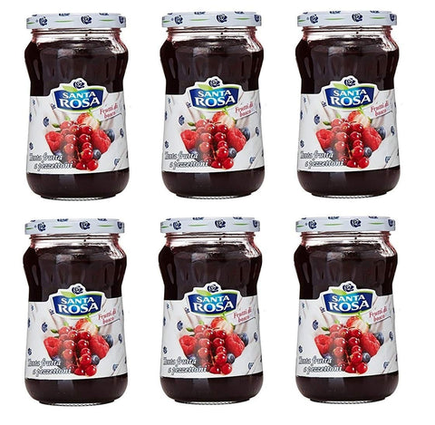 Santa Rosa Beeren Marmelade Konfitüre Fruchtaufstrich aus Italien 350g 6x Original italienisch