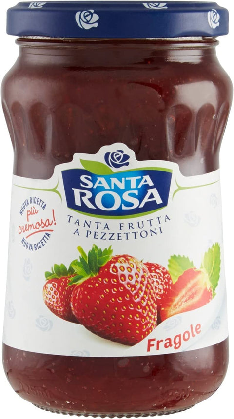 Santa Rosa Erdbeeren Marmelade Konfitüre Brotaufstriche aus Italien 6x350g Original italienisch Gebäck