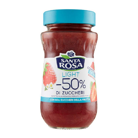 Santa Rosa Light Fragole Erdbeeren Marmelade Konfitüre -50% Zucker 260 g 6x italienisch Original