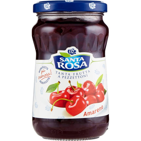 Santa Rosa Kirschen Marmelade Konfitüre Fruchtaufstrich aus Italien 350g Original italienisch