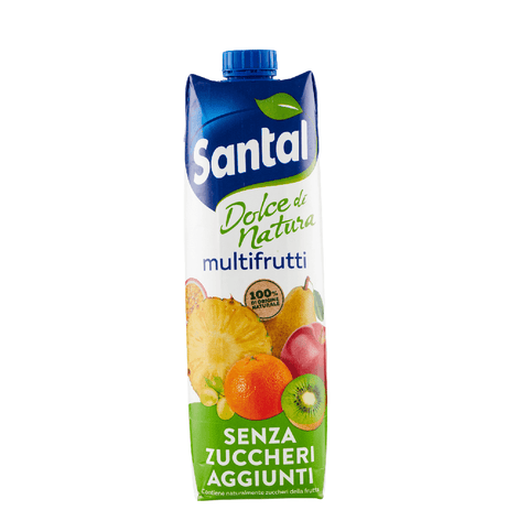 Santal Fruchtsaft Parmalat Santal Succo di Frutta Multifrutti Dolce di Natura Zero Multifrüchte Fruchtsaft Null Zuckerzusatz - SONDERANGEBOT 8002580004876