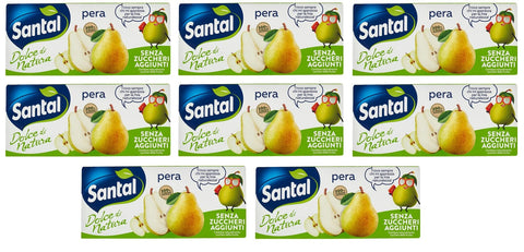 Santal Parmalat Santal Succo di Frutta Pera Dolce di Natura Zero Zuccheri Aggiunti Birnen Fruchtsaft Null Zuckerzusatz 3x200ml italienisch Original