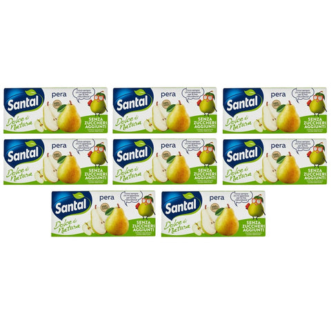 Santal Fruchtsäfte Santal Parmalat Santal Succo di Frutta Pera Dolce di Natura Zero Zuccheri Aggiunti Birnen Fruchtsaft Null Zuckerzusatz 3x200ml italienisch Original 8002580003626