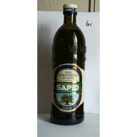 Sapio Olio Extra Vergine di Oliva 'Olivenöl Extra Vergine' 6x1000ml Original italienisch Feinkost