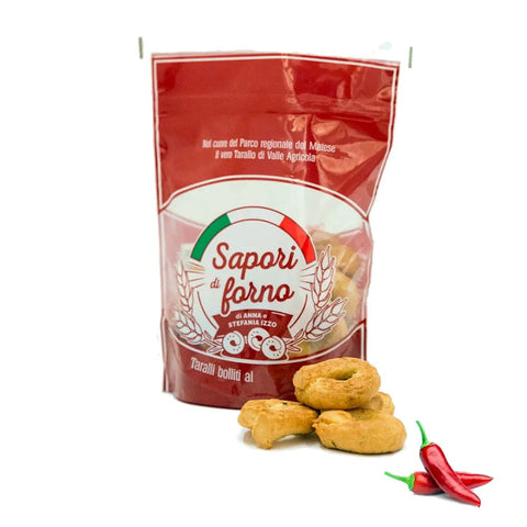 Sapori di Forno Taralli 3x Sapori di Forno Taralli al Peperoncino Aromen von Ofenpfeffer Taralli 300g