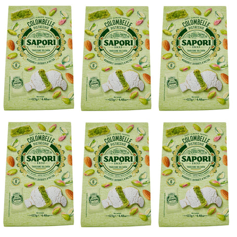Sapori Colombelle Pistacchio Weiche Pistazien Mandel Paste Mandelpaste Süßware Produkt Beutel 6 Praktischen 6x 127g italienisch Original
