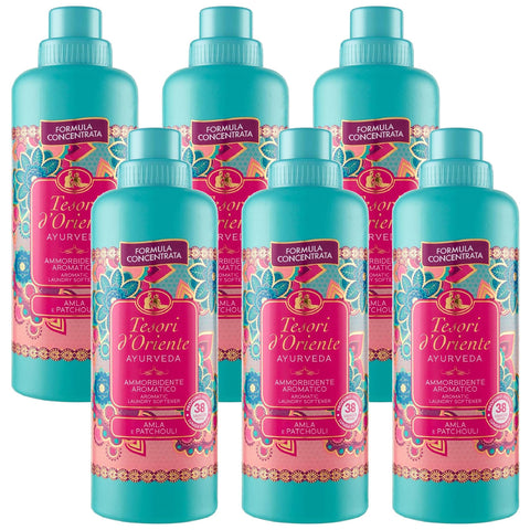 sarcia.eu Tesori d'Oriente Ayurveda konzentrierter Weichspüler 760 ml (Ayurveda, x6) Original italienisch